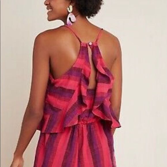 NWT Anthropologie Amelia ruffle romper size XS - Picture 4 of 8